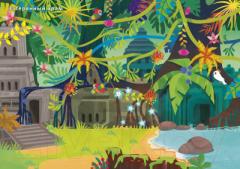 600 наклеек. Джунгли и саванна