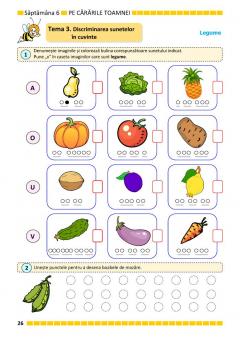 Comunicare in limba romana pentru clasa pregatitoare. Caiet de lucru. Semestrul I