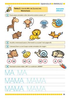 Comunicare in limba romana pentru clasa pregatitoare. Caiet de lucru. Semestrul I