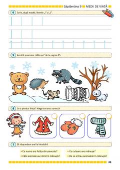 Comunicare in limba romana pentru clasa pregatitoare. Caiet de lucru. Semestrul I