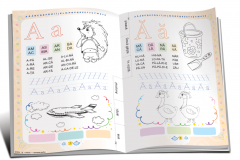 Marea carte de colorat - ABC + decupare