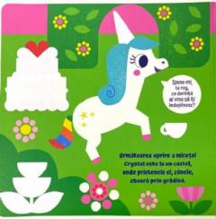 Unicorni - Carte de colorat cu apa, reutilizabila