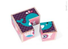 Set Primele Cuburi - Pui de Animale