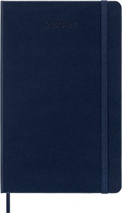Agenda 2023-2024 - 18-Month Weekly Planner - Large, Hard Cover - Sapphire Blue