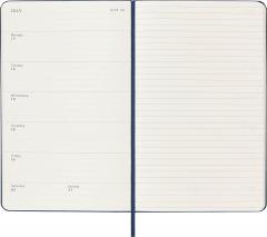 Agenda 2023-2024 - 18-Month Weekly Planner - Large, Hard Cover - Sapphire Blue