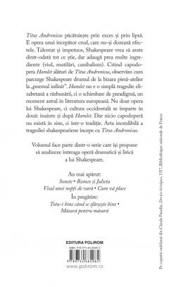 Shakespeare interpretat de Adrian Papahagi. Titus Andronicus. Hamlet