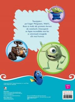 Coloram aventurile prietenilor - Carte de colorat cu creioane cerate