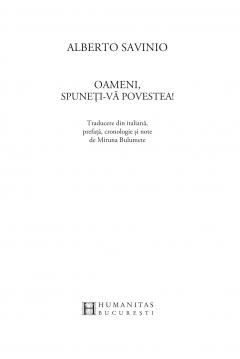 Oameni, spuneti-va povestea