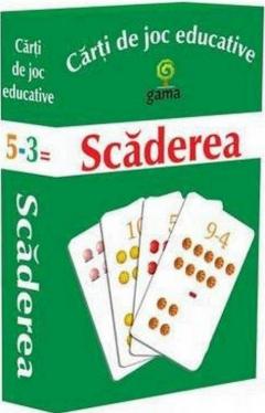 Carti de joc educative. Scaderea