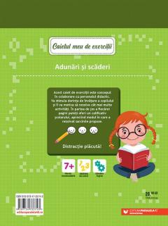 Caietul meu de exercitii. Adunari si scaderi