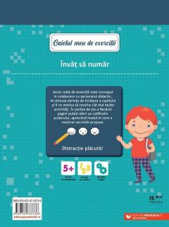 Caietul meu de exercitii. Invat sa numar