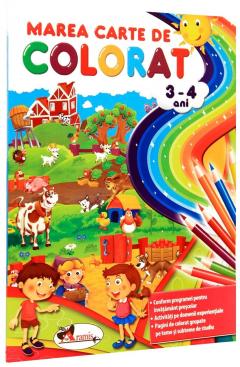 Marea carte de colorat 3-4 ani