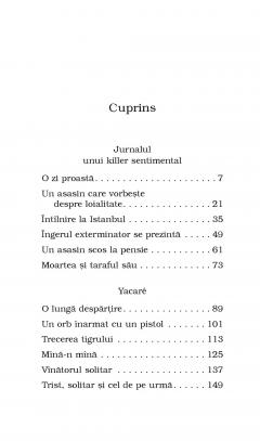 Jurnalul unui killer sentimental. Yacare