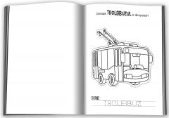 Invat sa scriu, colorez si decupez • Vehicule