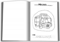 Invat sa scriu, colorez si decupez • Vehicule