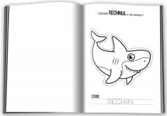 Invat sa scriu, colorez si decupez - Animale