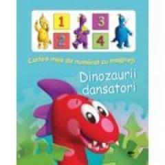 Cartea mea de numarat cu magneti. Dinozaurii dansatori