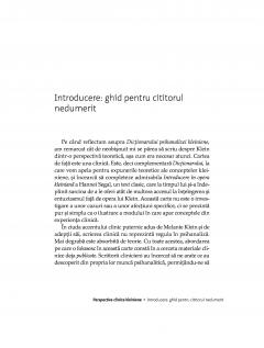 Perspective clinice kleiniene