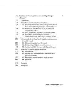 Trauma si psihopatologie