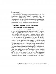 Trauma si psihopatologie