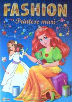 Marea carte de colorat - Fashion - Printese mari