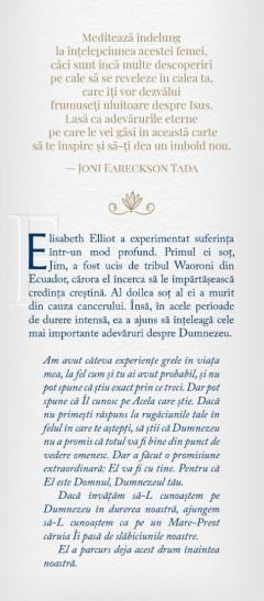 Suferinta nu este niciodata in zadar