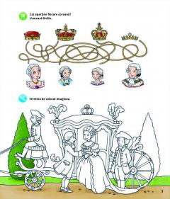 Carte de activitati cu .... Printese