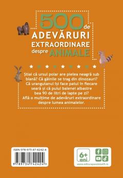 500 de adevaruri extraordinare despre animale