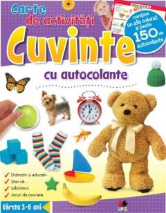 Cuvinte. Carte de activitati cu autocolante