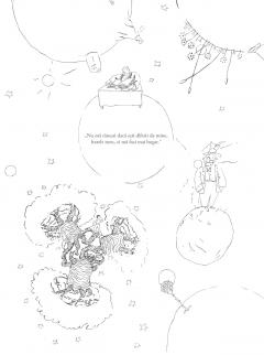 Micul Print - carte de colorat care sa te puna pe ganduri