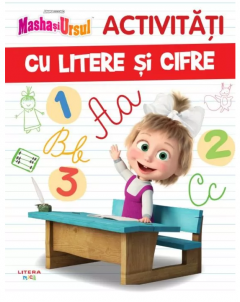 Masha si Ursul. Activitati cu litere si cifre