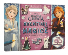Disney. Regatul de gheata. Aventuri magice. Carte de colorat cu autocolante