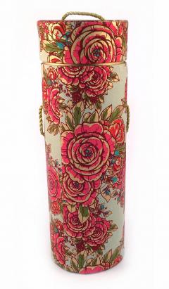 Cutie cadou handmade pentru bauturi - Floral