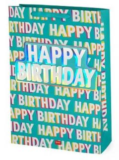 Punga cadou - Happy Birthday - X-Large