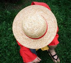 Palarie - One Piece - Luffy Straw