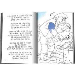 Povesti de colorat cu litere de tipar. Punguta cu doi bani