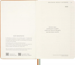 Agenda 2026 Peanuts x Moleskine - Weekly, Large, Hardcover (Snoopy)