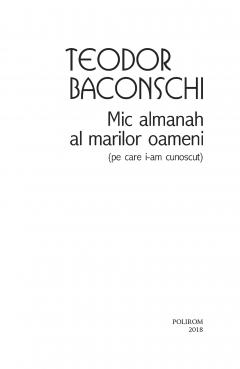 Mic almanah al marilor oameni (pe care i-am cunoscut)