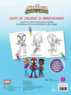 Paienjenelul si prietenii lui uimitori. Carte de colorat