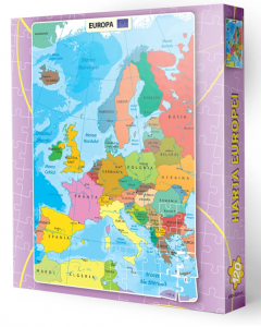 Puzzle - Harta Europei - 120 piese