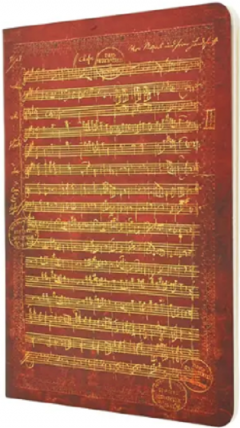 Caiet A5 - Embellished Manuscripts - Mozart- The Hunt, Lined