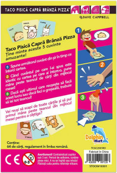 Joc de carti - Pisica Capra Branza Pizza (RO)