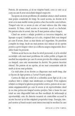 Arta de a opri timpul