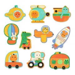 Puzzle Duo - Vehicles 