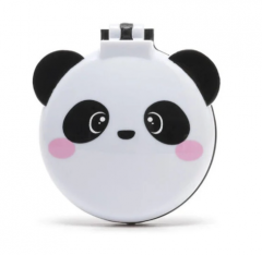 Perie de par cu oglinda - Nice Hair - White Panda