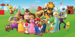 Obiect decorativ - Super Mario Group - iluminare LED