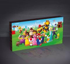 Obiect decorativ - Super Mario Group - iluminare LED