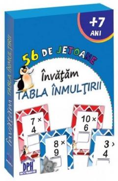 56 de Jetoane - Invatam Tabla Inmultirii﻿