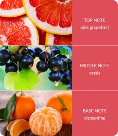 Lumanare parfumata - Pink Grapefruit and Cassis