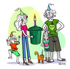 Familia (aproape.) Zero Deseuri